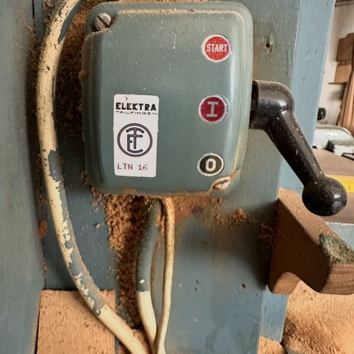 Woodworking machines used, radial, bandsaw, AEG polisher compressor