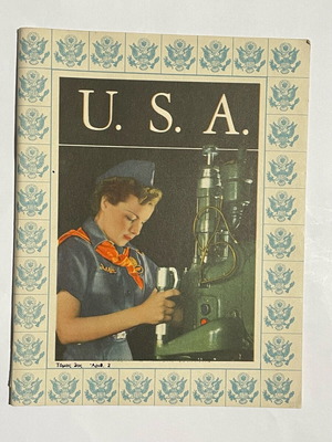 U.S.A προπαγανδιστικό Αμερικανικό βιβλιαράκι στα Ελληνικά 1944 σαν καινούργιο