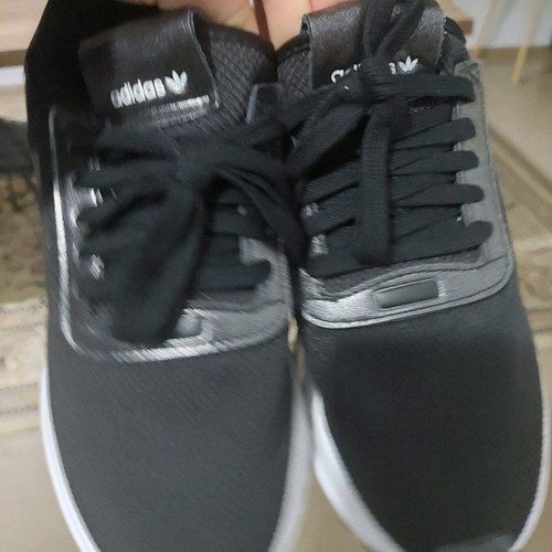 Adidas athletic shoes used, size 36, black