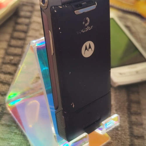 Motorola KRZR K1 used mobile phone blue