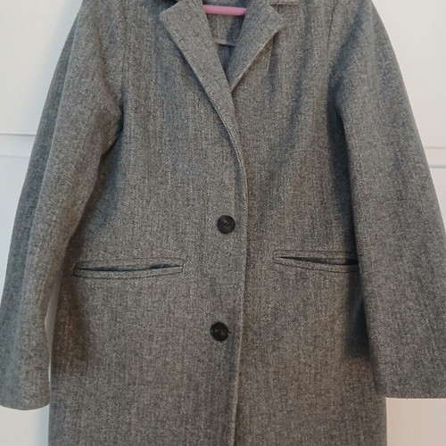 Marks & Spencer long grey coat, size L