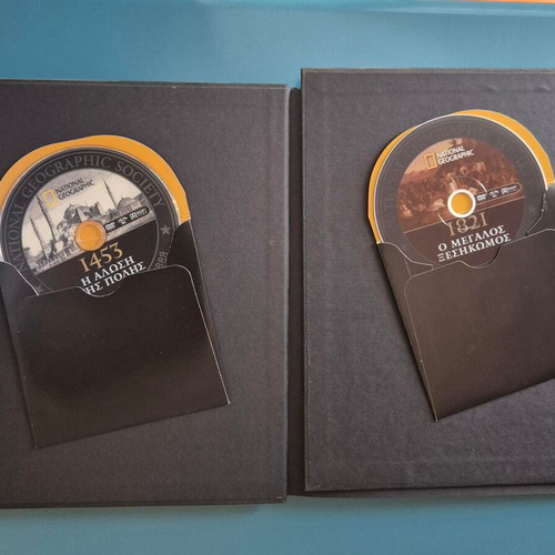 National Geographic audiovisual album Greek history new, 5 volumes with DVD