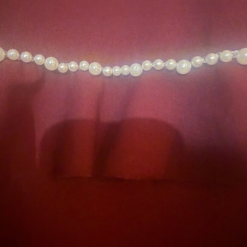Blouse with pearls unused Anel size M