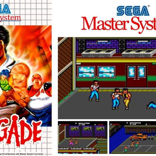 Renegade Sega Master System game used, very good condition