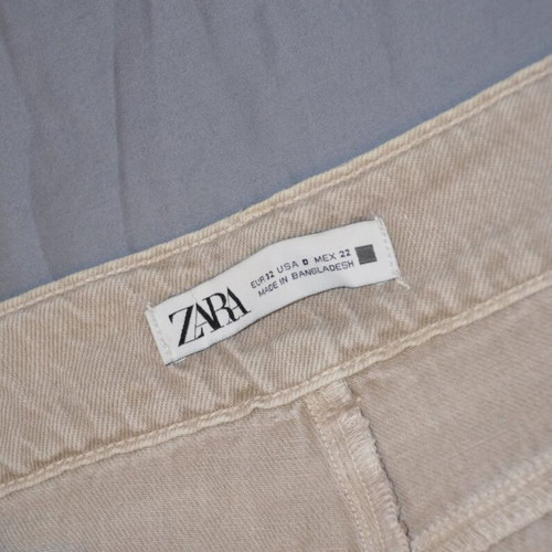 Zara high-waist beige jeans, size 32