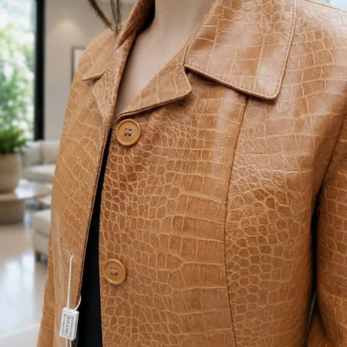 Domenico Dolci by Sagiakos Italian leather women's jacket