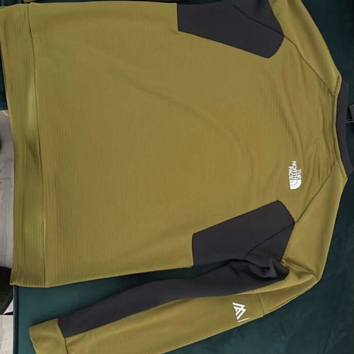 The North Face Crew Fleece Sweater new, olive green, size M