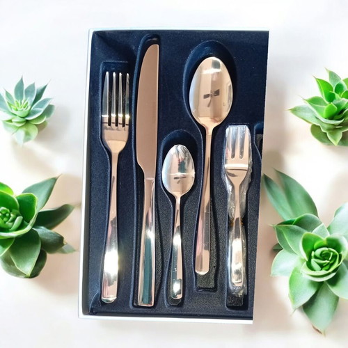 Cutlery sets new, 2 sets of 30 pieces, square design