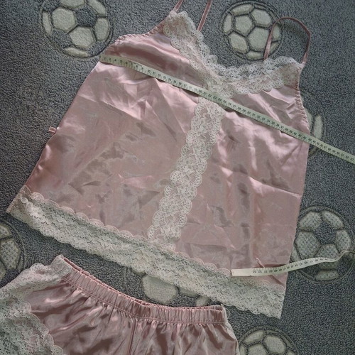 Women's pajama set M, pink apple color
