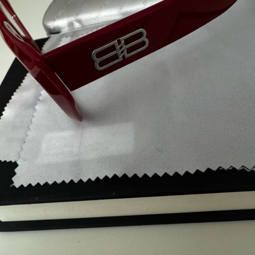 Balenciaga BB0238O eyeglasses new, red