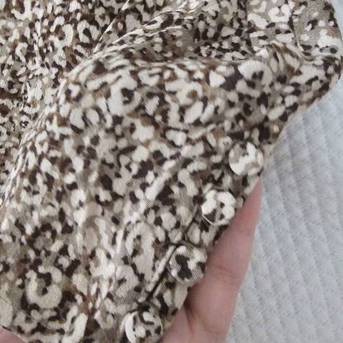 Zara mini dress XXL animal print like new, beige
