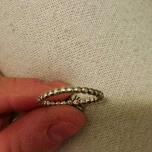 Pandora silver ring like new, size 56
