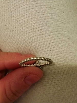 Pandora silver ring like new, size 56