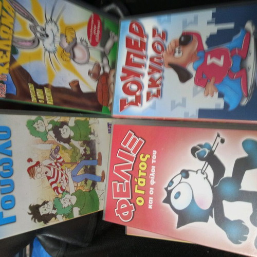Children's VHS tapes new sealed, set of 6 dubbed