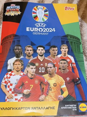 UEFA EURO 2024 Topps Match Attax trading card collection like new