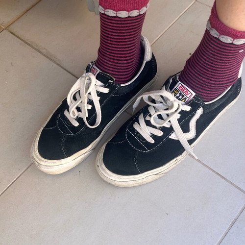 Vans sports low used, size 41, black and white