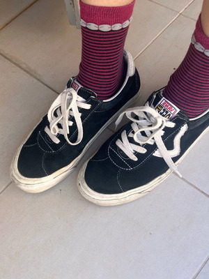 Vans sports low used, size 41, black and white