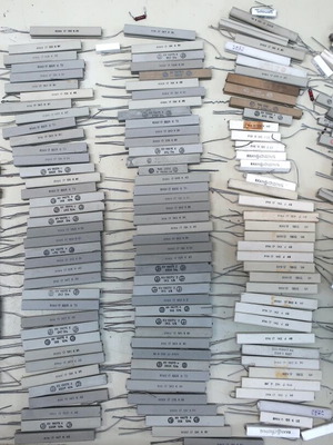 Basic resistors 10 Watt used, mostly new with some used