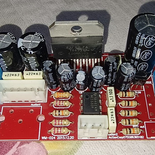 Preamp and amplifier board 2.1 TDA7377 like new