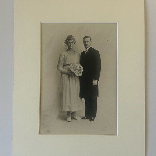 Lekegian & Co Cairo Wedding Photograph used, early 20th century