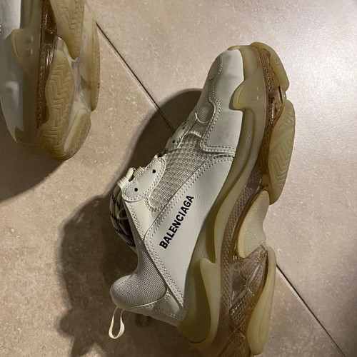 Balenciaga Triple S used beige sneakers size 41