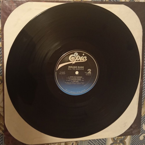 Meliah Rage Kill to Survive vinyl record used, metal, 1988 first edition