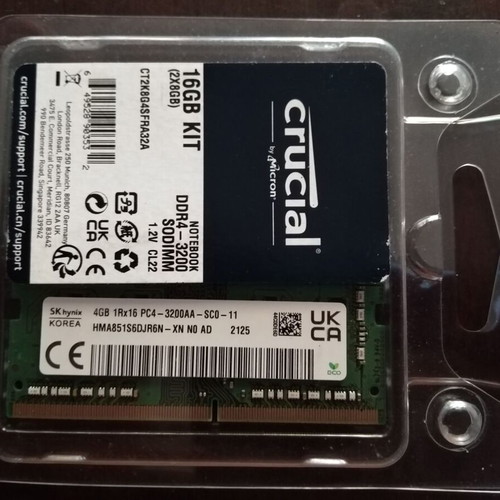 Hynix SO-DIMM DDR4 2x4GB laptop memory kit like new