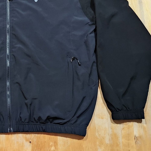 Lotto windbreaker jacket XL, black and grey, Italian sport design