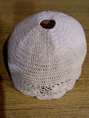 Crochet Lampshade pink like new