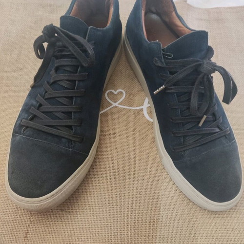 John Varvatos shoes like new, size 42.5-43, white and blue