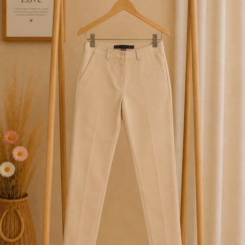 High-waisted trousers zara