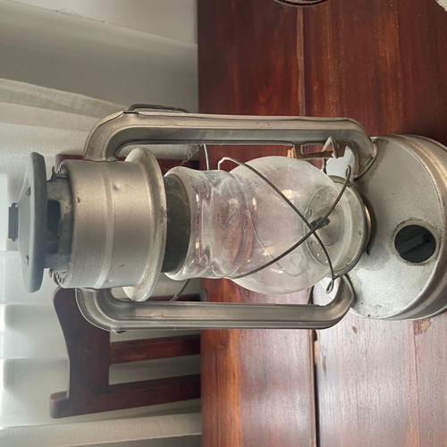 Oil lamps used, set of two