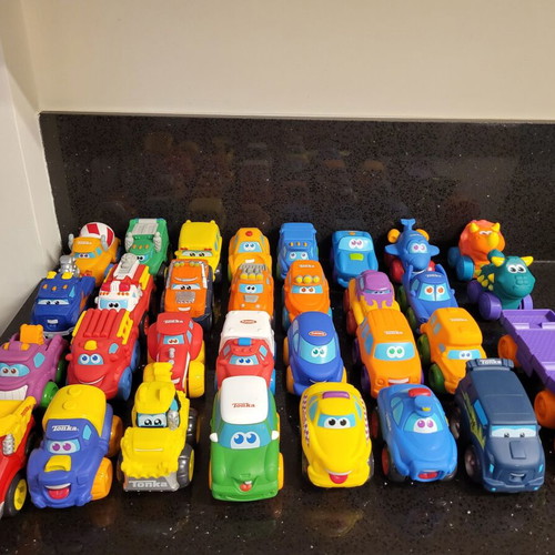 Tonka Hasbro vehicles new, collection of 31 Chuck & Friends