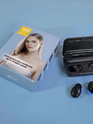 TWS Bluetooth 5.0 Ασύρματα Ακουστικά In-Ear Καινούργια με Θήκη Powerbank