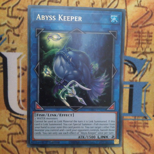 Abyss Keeper κάρτα Yu-Gi-Oh! σαν καινούργιο, ultra rare