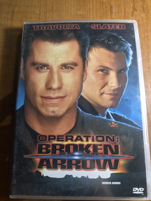 Operation: Broken Arrow DVD like new, action movie with John Travolta and Christian Slater