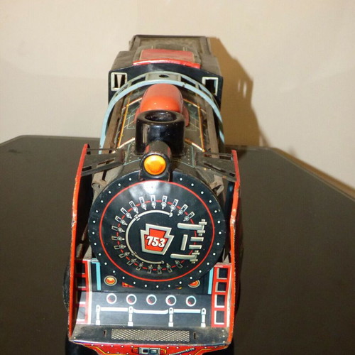 Vintage General Express 753 Train Tin Toy used