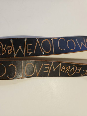 Vintage skate belts used, Volcom, Insight51, Burton, Quicksilver, Mada, Vans
