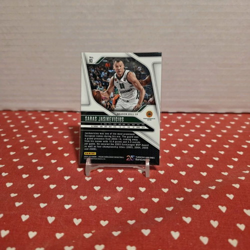 Saras Jasikevicius 2024/25 Panini Euroleague Prizm Card Panathinaikos