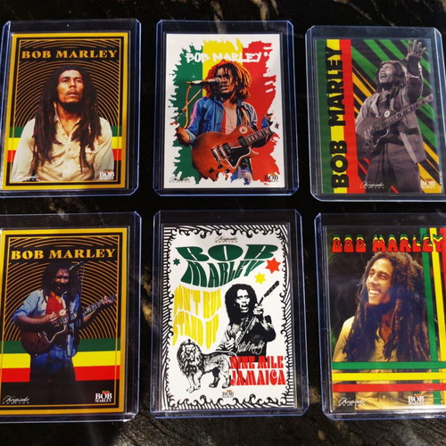 Bob Marley Trading Cards Collection New, Set of 6 Reggae Memorabilia