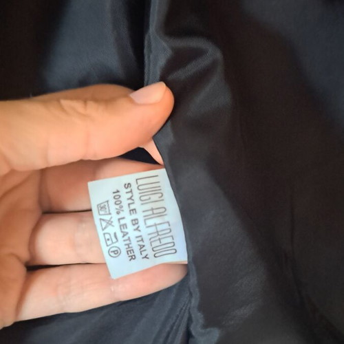 Real leather jacket, size XS