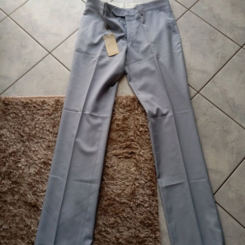 Men's pants new, thin fabric, turquoise, waist 40