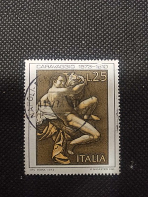 Stamp 1973 Michelangelo INC Caravaggio 1573-1610 like new