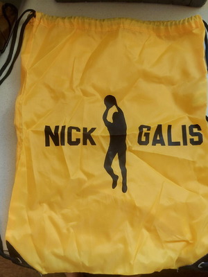 Τσαντάκι πλάτης Nick Gallis αχρησιμοποίητο, κίτρινο