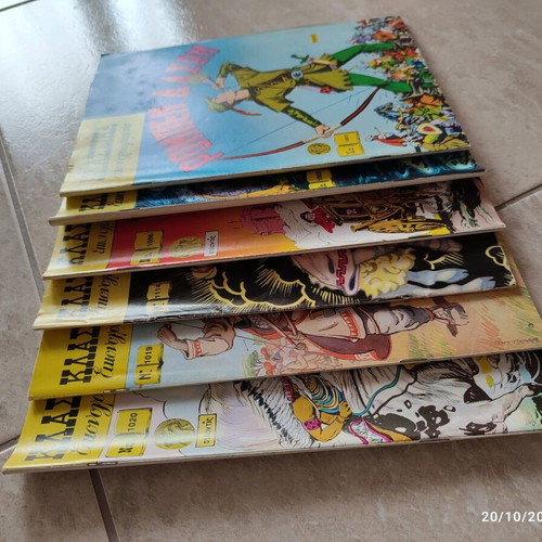 Classic Illustrated Comics like new, set of 6 issues