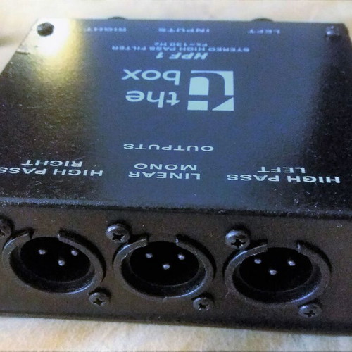The Box professional powered speakers used 1600Watts
