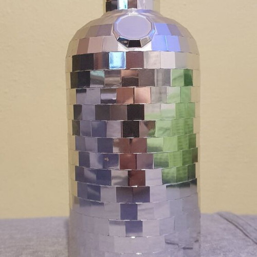 Absolut Vodka Disco Mirror Bottle Cover like new promotional