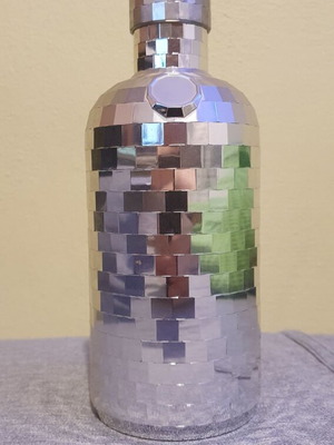 Absolut Vodka Disco Mirror Bottle Cover like new promotional