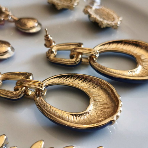 Statement earrings bundle new from gold-plated brass