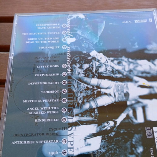 Marilyn Manson Antichrist Superstar CD used with paper sleeve